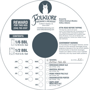 Folklore Cottontale Ale