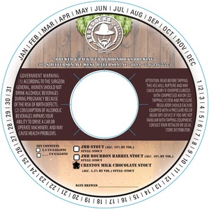 Boondocks Brewing Creston Milk Chocolate Stout