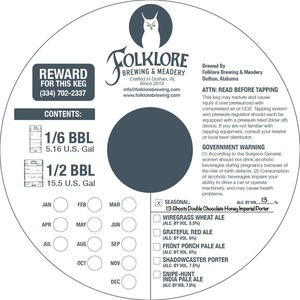 Folklore 13 Ghosts Imperial Porter March 2016