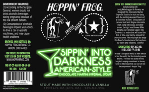 Hoppin' Frog Sippin' Into Darkness American Style March 2016