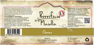 Birrificio Maiella Cluviae April 2016