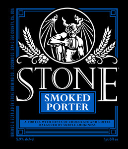 Stone Smoked Porter March 2016