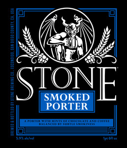 Stone Smoked Porter March 2016