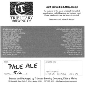 Tributary Brewing Co. April 2016