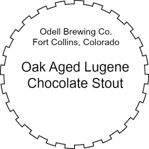 Odell Brewing Company Oak Aged Lugene Chocolate Milk Stout March 2016