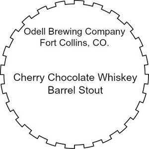 Odell Brewing Company Cherry Chocolate Whiskey Barrel Stout