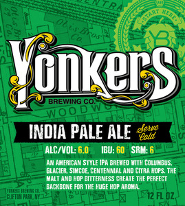 Yonkers India Pale March 2016