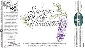 Tuckahoe Brewing Company Wisteria Blossom Brett Saison Ale April 2016