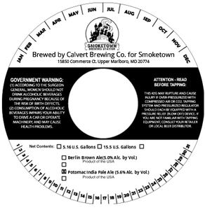 Smoketown Brewing Company Potomac India Pale Ale