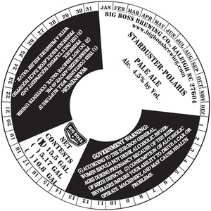 Big Boss Brewing Company Starduster - Polaris Pale Ale