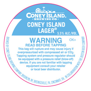 Coney Island Lager March 2016
