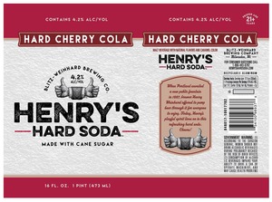 Henry's Hard Soda Hard Cherry Cola