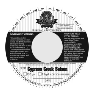 Calvert Brewing Company Cypress Creek Saison