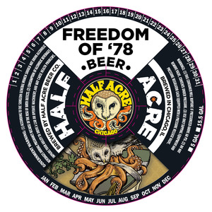 Half Acre Beer Co. Freedom Of 78