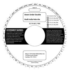 Molly Pitcher Brewing Company Down Under Double
