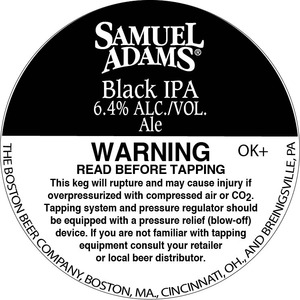 Samuel Adams Black IPA March 2016