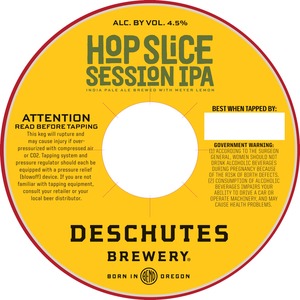 Deschutes Brewery Hop Slice March 2016