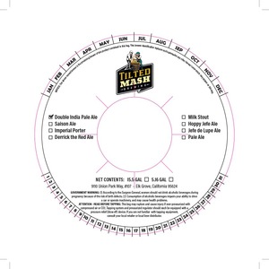 Tilted Mash Brewing Double India Pale Ale March 2016