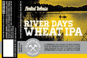 Klamath Basin Brewing Co. River Days Wheat IPA March 2016