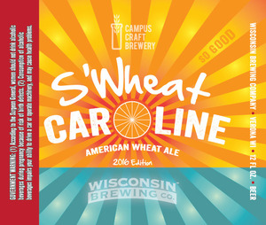 S'wheat Caroline American Wheat Ale March 2016