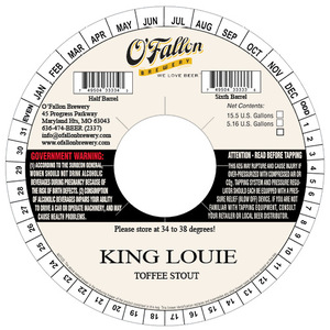 O'fallon King Louie Toffee Stout