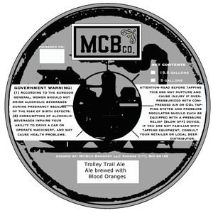 Mcbco Trolley Trail Ale March 2016