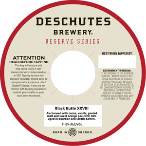 Deschutes Brewery Black Butte Xxviii March 2016