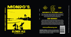 Mondo's Blonde Ale 