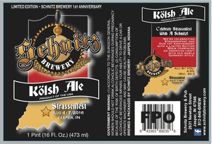 Schnitz Brewery Kolsh Ale