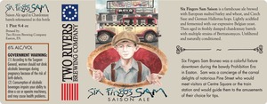 Six Fingers Sam Saison Ale 