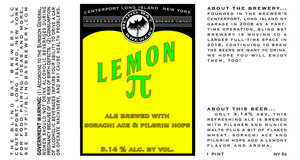 The Blind Bat Brewery LLC Lemon Pi March 2016