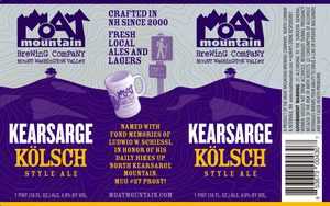 Moat Mountain Bewering Co. Kearsarge Kolsch March 2016
