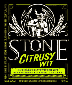 Stone Citrusy Wit March 2016