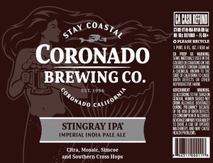 Coronado Brewing Company Stingray IPA