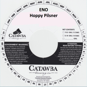 Catawba Brewing Co. Eno Hoppy Pilsner March 2016