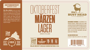 Old Bust Head Brewing Co. Oktoberfest