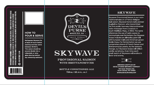 Devil's Purse Brewing Company Skywave Provisional Saison