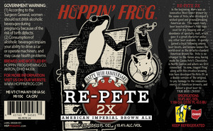 Hoppin' Frog Re-pete 2x March 2016