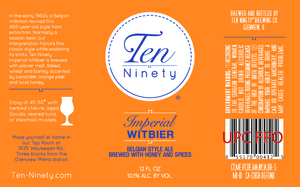 Ten Ninety Beer Co Imperial Witbier