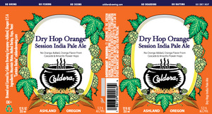 Caldera Dry Hop Orange Session India Pale Ale March 2016