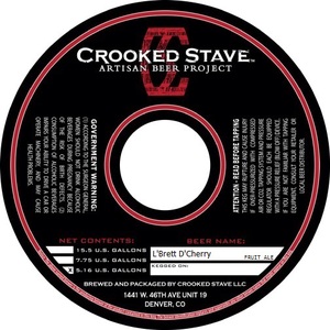 Crooked Stave Artisan Beer Project L'brett D'cherry
