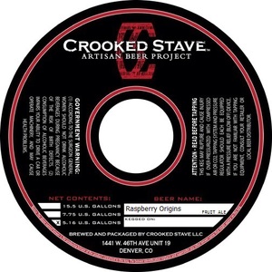 Crooked Stave Artisan Beer Project Raspberry Origins