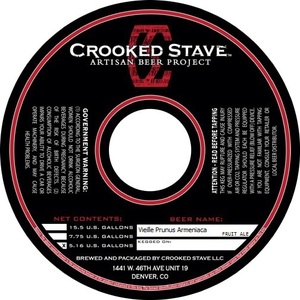 Crooked Stave Artisan Beer Project Vieille Prunus Armeniaca