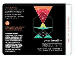 Proclamation Ale Company Postcursor