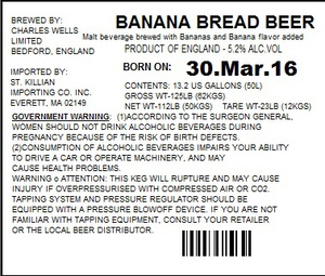 Wells Banana Bread Beer March 2016