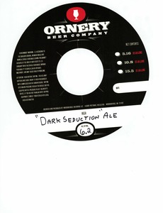 Dark Seduction Ale March 2016