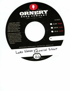 Lord Vader Imperial Stout March 2016