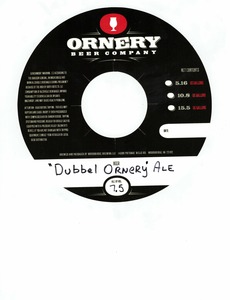 Dubbel Ornery Ale 