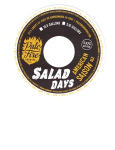 Salad Days American Saison March 2016