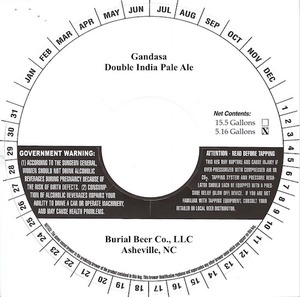 Burial Beer Co., LLC Gandasa